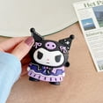 thumbnail image 2 of Silicone Earphone Case 3d Kawaii Creative Design for Airpods 1/2,Purple, 2 of 2