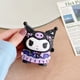 thumbnail image 2 of Funda De Silicona Para Auriculares 3d Kawaii Diseño Creativo para Airpods pro,Morado Pamolo Impermeable, 2 of 2