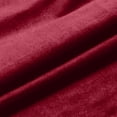 thumbnail image 7 of Women's 3/4 Sleeve Velvet Shirts Round Neck Gold Velvet Elegant Casual Holiday Blouses, 7 of 7
