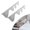 B, variant on Clearance! Zguuel 2 Pack Adjustable Stainless Steel Stove Counter Gap Pad A Heat Resistant Oil Proof Kitchen Oven Crease Spill Filler