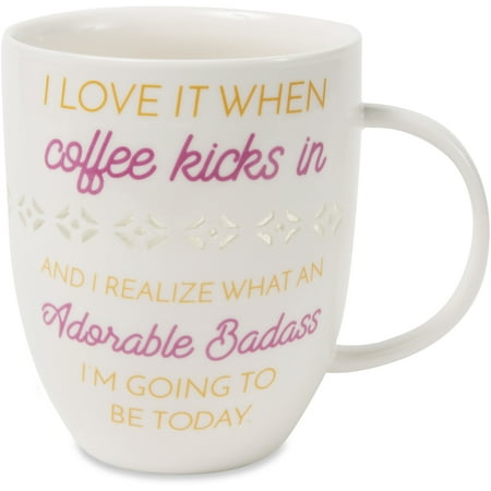 Pavilion I Love It When Coffee Kicks In Pierced Patterned Large Pavilion I Love It When Coffee Kicks In Pierced Patterned Large 24 Oz
