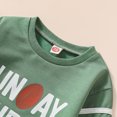 thumbnail image 4 of Okbabeha Infant Baby Boy Girl Football Romper Sunday Funday Sweatshirt Onesie Game Day Clothes Newborn Football Outfit Fall, 4 of 8