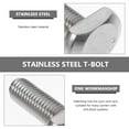 thumbnail image 5 of AURARMLET 4Pcs Stainless Steel Clamp Screw for Machine Rust Proof Silver T Bolts, 5 of 5