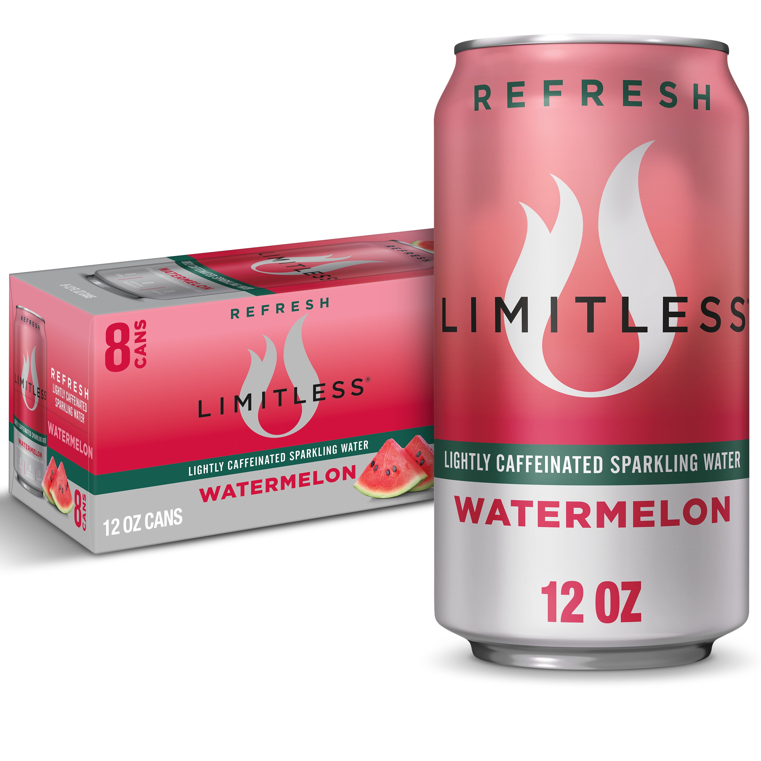 Limitless Lightly Caffeinated Sparkling Water Watermelon 12 Fl Oz Walmart Com Limitless Lightly Caffeinated Sparkling Water Watermelon 12 Fl Oz Walmart Com