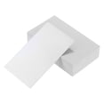 thumbnail image 1 of Uxcell 100 Business Card Stock 3.5" x 2" Blank Business Cards for Laser Printer Small Message Card Graffiti Scrapbooking DIY Thanks Cards, Laser Silver, 1 of 6