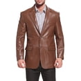 thumbnail image 2 of BGSD Men's Richard Classic Leather Blazer Lambskin Sport Coat Jacket (Regular, Big & Tall and Short), 2 of 5