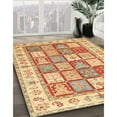 thumbnail image 2 of Ahgly Company Indoor Rectangle Traditional Chrome Gold Yellow Persian Area Rugs, 4' x 6', 2 of 6