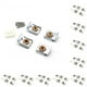 thumbnail image 2 of Scienceny 1 Juego de Clips para espejo, estilo Simple, Metal, fácil de instalar, Clip montado, suministros de vidrio, suministros para el hogar, colgador Titular cuadrado 10piezas Scienceny CBP341128, 2 of 4