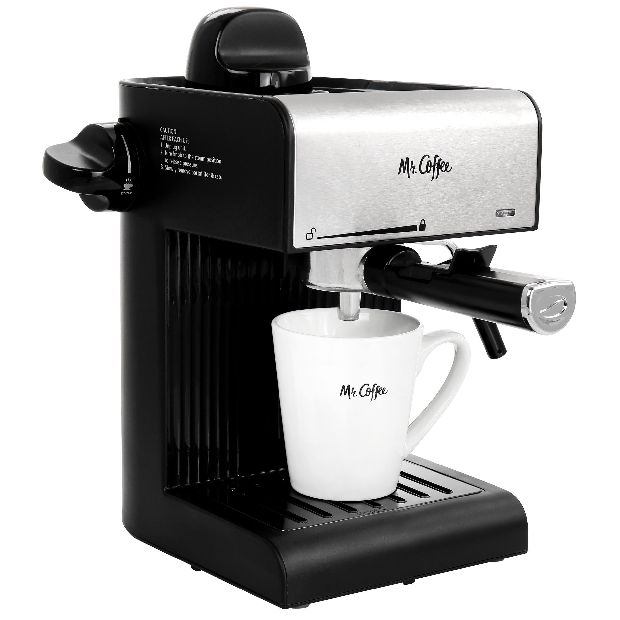 Black for sale online Mr Coffee Pump 1250W Espresso Maker 
