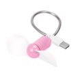 thumbnail image 3 of USB Rechargeable Mini Portable Fan Handheld Travel Folding Fans for Home Office, USB Fan Clip Desk Personal Fan, Table Fans - Pink, 3 of 4