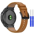 thumbnail image 4 of White Correa de reloj de cuero de 22 mm y 26 mm para Fenix ​​7/para Fenix ​​7x, 4 of 5