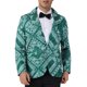 thumbnail image 1 of Blazer Floral INSPIRE CHIC para Hombre con Solapa Notch Formal de Un Botón Retro de Flores 2XL Verde Oscuro, 1 of 6