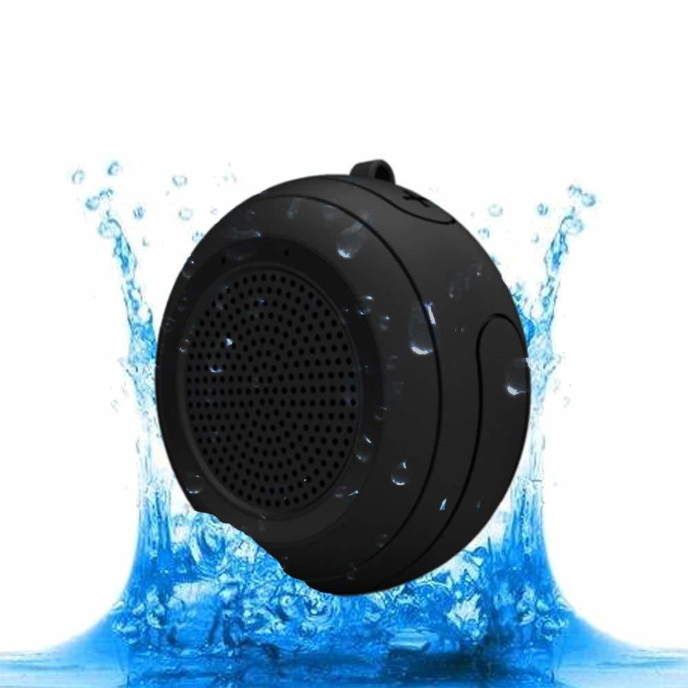 Travel Outdoors Rose Gold VIMUKUN EF-02 Small Portable Bluetooth Speaker IP67 Waterproof Dustproof Mini Speakers with Bassup Wireless Pairing for Home