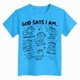 thumbnail image 4 of TOWED22 Kids Cotton Plain T-Shirt Lightweight T Shirt Short Sleeve Boys Girls Tee Tops Classic Casual Shirts for Age 3-14 Years(Sky Blue,2-3 Y), 4 of 4