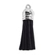 thumbnail image 1 of Wosthever 28 piezas bolsa Keychian encantos único exquisito llavero borlas Simple llavero borla adorno DIY accesorio para bolsos llaves Artesanía Negro Wosthever HA059646-14B, 1 of 6