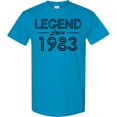 thumbnail image 3 of Inktastic Legend Since 1983 Birthday T-Shirt, 3 of 5