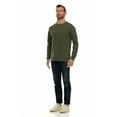 thumbnail image 3 of BILLIONHATS Mens Long Sleeve Light and Dark Colorful T-Shirts, Cotton Blend - Crew Neck Bulk Tees for Men, Wholesale Sleeved T-Shirt 12 Packs - Size X-Large, 3 of 7