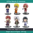 thumbnail image 1 of Figuras de acción de Naruto Shippuden, juguetes de PVC, Hinata, Sasuke, Itachi, Kakashi, Gaara, versión Q, regalo para niños, 12 unidades por juego Fivean Figuras de anime, 1 of 2