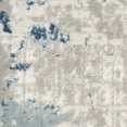 thumbnail image 3 of 6' X 9' Gray and Ivory Abstract Power Loom Area Rug, 3 of 11