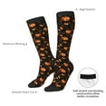 thumbnail image 6 of Fotbe Halloween With Pumpkins print Women's Men's Novelty Crew Socks Cotton Socks Knee High Socks for Walking,Running,Nurses,Pregnancy, 6 of 8