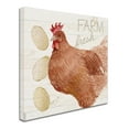 thumbnail image 2 of Trademark Fine Art 'Life on the Farm Chicken II' Canvas Art by Kathleen Parr McKenna, 2 of 3