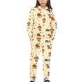 thumbnail image 2 of Uorisanigo Oversized Pullover Hoodie and Active Sweatpants Set for Boys Girls, Winter Kids Clothes Graphic Printed Cute Dachshund Sweatsuit Lounge Matching Set, 2 of 7