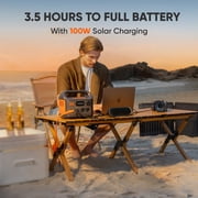 Jackery E300New 290Wh Portable Power Station with 102W 3-Port Fast Charger, 300W LiFePO4 Battery for Camping, Travel & Backup