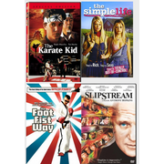 Assorted 4 Pack DVD Bundle: The Karate Kid, The Simple Life: Season 1, Laws of Attraction, BATMAN