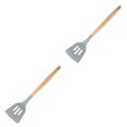 thumbnail image 4 of Toystoory Utensilios de cocina de silicona Mango de madera Antiadherente Lavable Reutilizable Utensilios de cocina Interior Casa Cocina Type4 NO4, 4 of 6