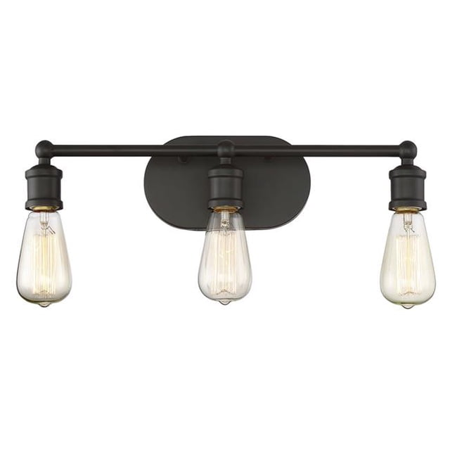 Meridian M80012ORB 3 Light Bath Bar streamlined - Oil Rubbed Bronze