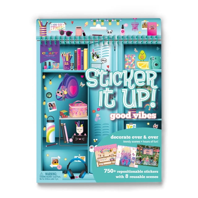 Libro de pegatinas Craft-tastic ¡Sticker It Up! para niños de más de 3 años