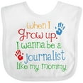 thumbnail image 3 of Inktastic Journalist Like Mommy Boys or Girls Baby Bib, 3 of 4