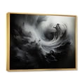 thumbnail image 2 of Designart "Tempestuous Dance Grey Storm II" Landscapes Floater Framed Wall Decor, 2 of 7