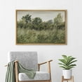 thumbnail image 3 of PixonSign Framed Canvas Print Wall Art Sage Green Forest Tree FLower Field Landscape Nature Wilderness Illustrations Fine Art Farmhouse Floral Botanical Calm/Relax Cozy for Bedroom - 24"x36" Natural, 3 of 5