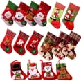 thumbnail image 3 of Bolsa de regalo de alce, oso, muñeco de nieve, chimenea, árbol de Navidad, adornos colgantes, decoración del hogar, 2023, 3 of 4
