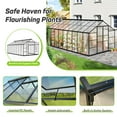 thumbnail image 3 of NETAJE 10'x18' Polycarbonate Greenhouse, Large Aluminum Walk-in Green House for Backyard, 3 of 6