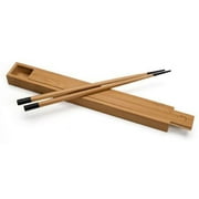 New Bamboo Lacquered Chopsticks Black or Red Tipped with Case Japanese Style