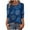 Navy, variant on qucoqpe Womens Summer Tops Fashion Casual Bohemian Printed Crew Neck 3/4 Sleeve Tunic Blouses Loose Dressy Business Shirts