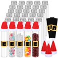 thumbnail image 1 of Tubos navideños Vinsatin para caramelos, 30 unidades, 110 ml, con gorras y sombreros, 1 of 6