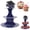 Dark Blue, variant on 1Pc Cake Stand Graduation Cupcake Stand For Party,Paper White