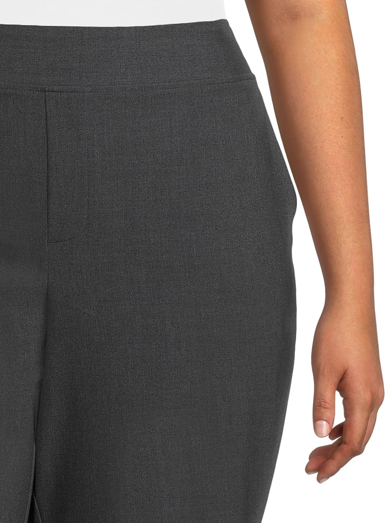 Just My Size by Hanes Women's Plus Tummy Control Dress Pants, Sizes 0X-4X, Regular & Petite