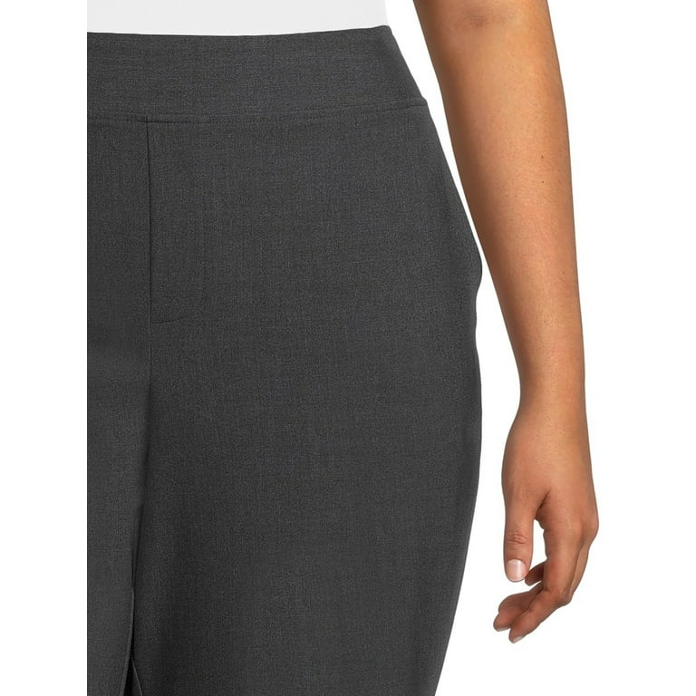 Just My Size Tummy Control Pull On Dress Pants Women s Plus and Women s Plus Petite Sizes 1X 4X