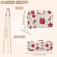 thumbnail image 4 of FORMRS Women Crossbody Purse with Chain Strap Vegan Leather Shoulder Handbag, Red Christmas Gift Pattern, 4 of 7