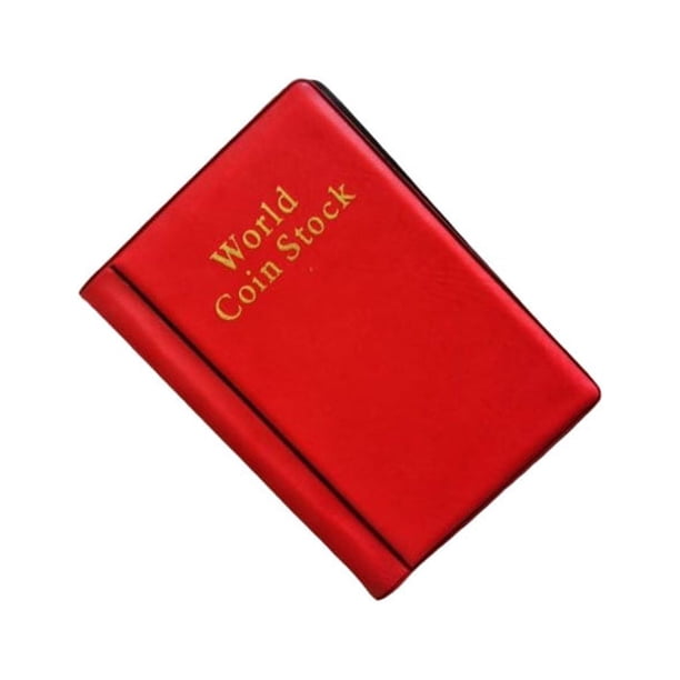 Libro de Almacenamiento de billetes Bearachild Rojo capacidad de Almacenamiento