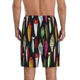 thumbnail image 6 of KLL Colorful Fishing Lures for Men's 1-Pack Shorts,Sleep Pajama Shorts for Men Soft Pj Shorts Men's Pajama Bottoms Sleepwear -4X-Large, 6 of 7