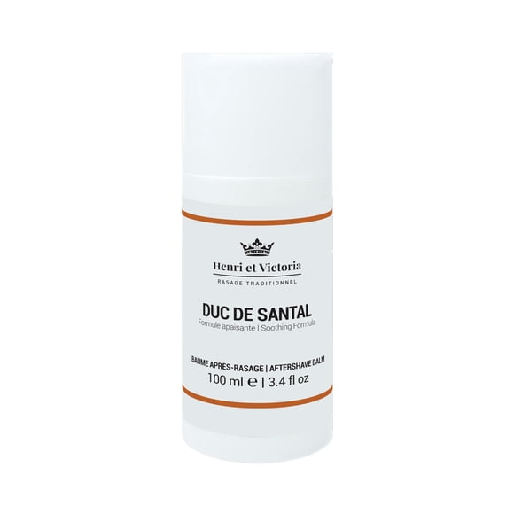 Bálsamo para después del afeitado HENRI ET VICTORIA Duc de Santal para hombre 100 ml