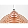 thumbnail image 5 of Classically Modern Ceiling Decorative Aluminum Circa 1 Light Honey Gold Pendant, 5 of 8