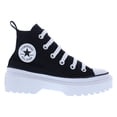 thumbnail image 2 of Converse Chuck Taylor All Star Lugged Lift High GS Girls Shoes Size 12, Color: Black/Black/White, 2 of 4