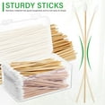 thumbnail image 4 of SWETRACE 500pcs Khaki Swabs Cotton for Makeup Correction, 4 of 6