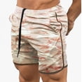 thumbnail image 4 of Pantalones cortos deportivos para hombre, de malla fina, de secado rápido, informales, transpirables, para correr, de talla media, 4 of 5